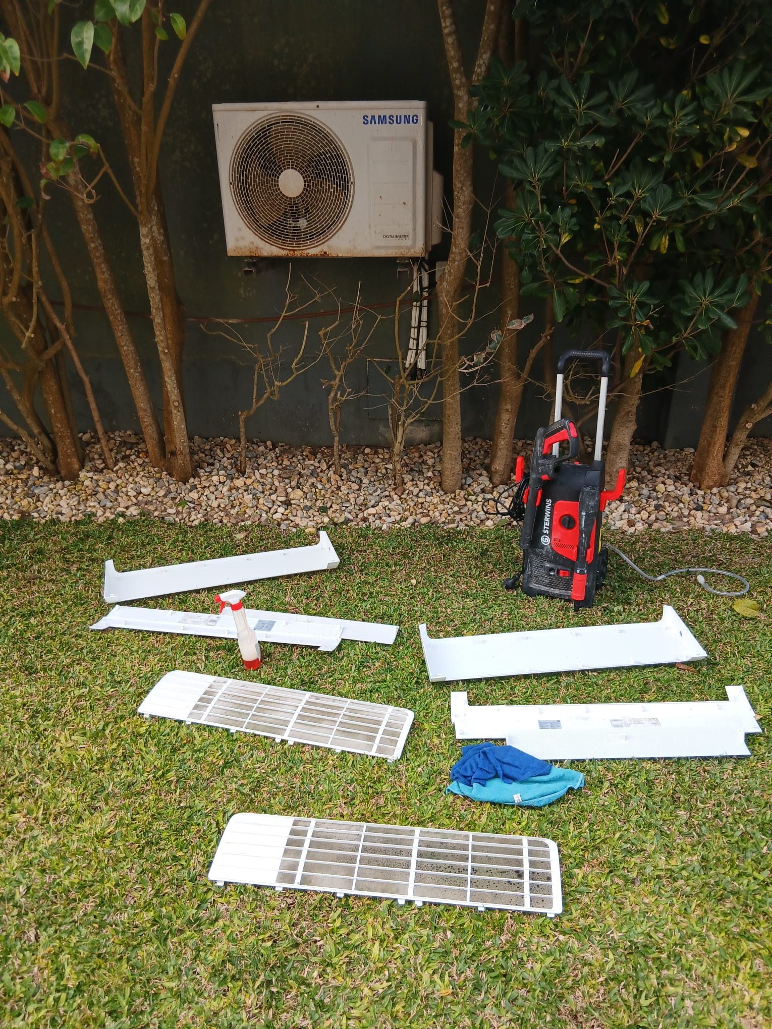 Lavagem e manutenção de ar condicionado