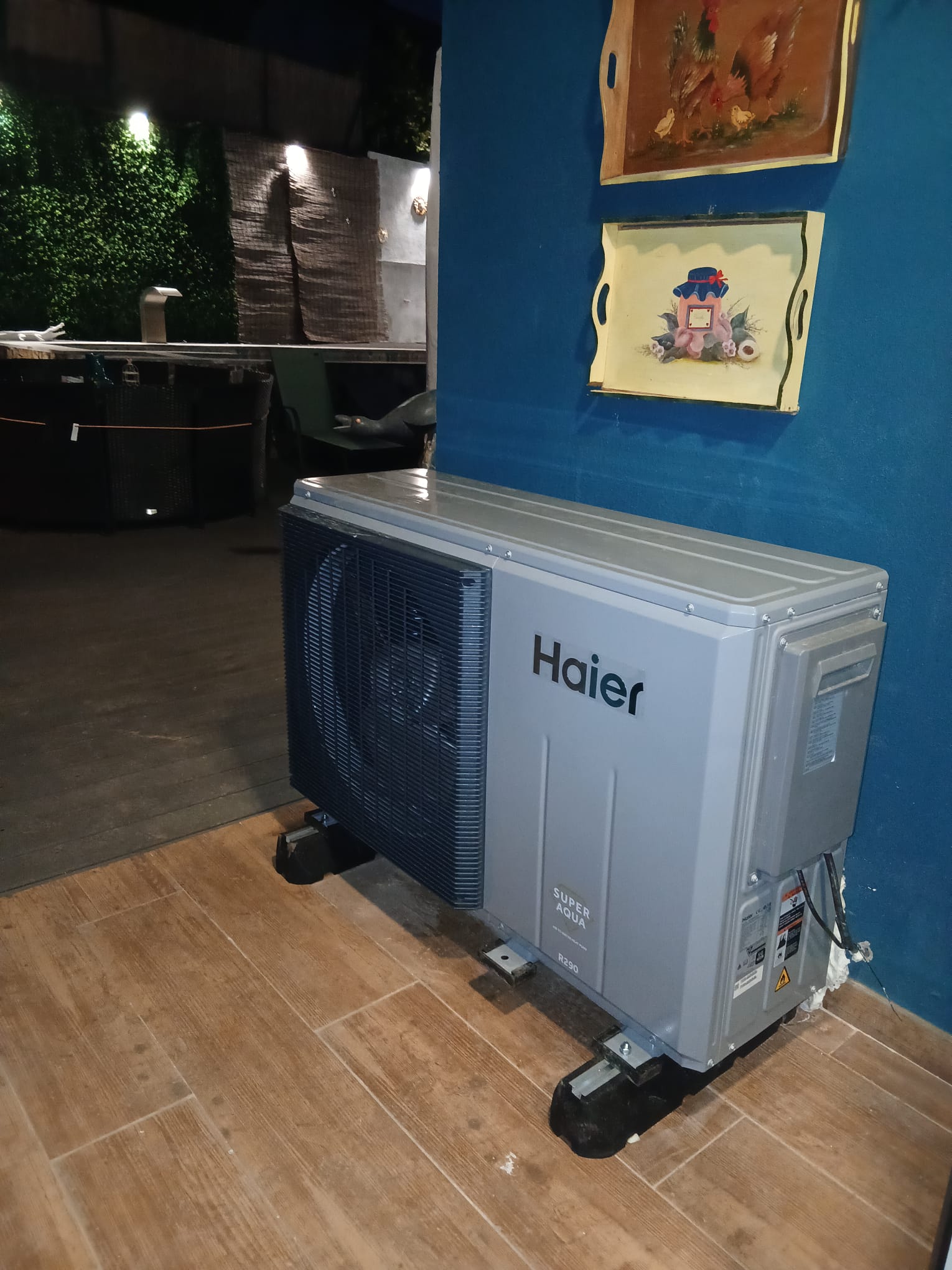 Bomba de calor Haier instalada em Algés